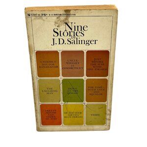 Nine Stories by J.D. Salinger Vintage Paperback Book Fair Condition 9th Printing